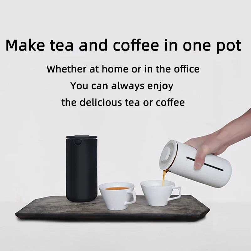 TIMEMORE French press coffee press,Coffee Maker Tea Maker,450ml,15 Ounce,high density stainless steel mesh heat resistant glass