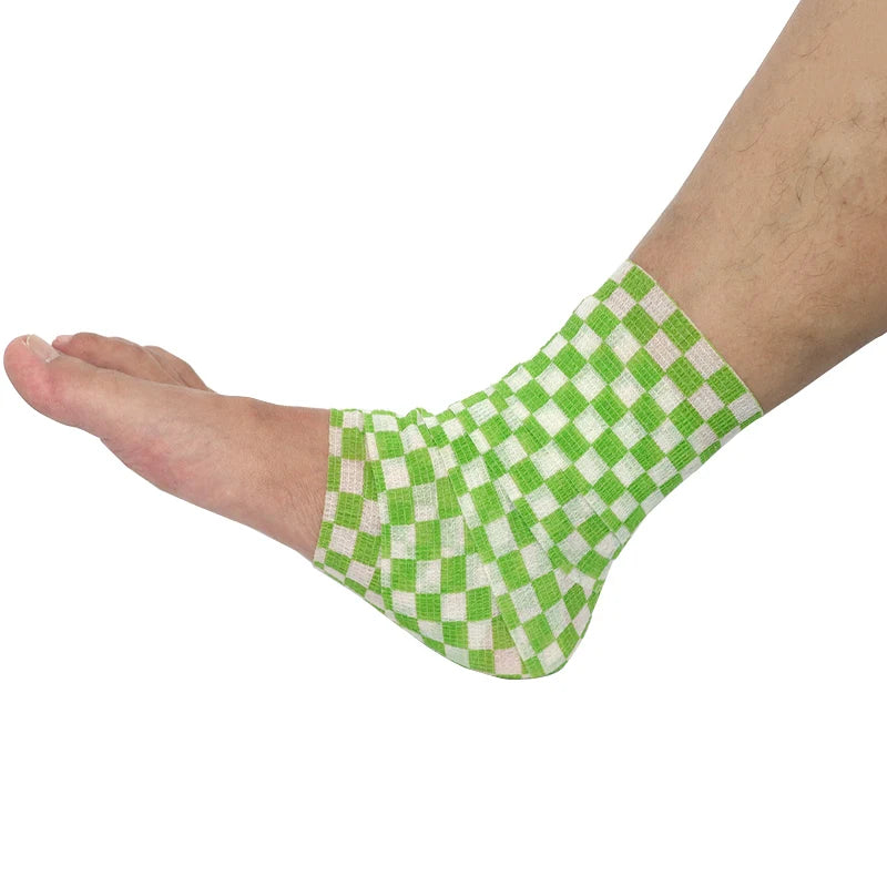 Athletic Tape Wraps for Sports, Colorful Bandage for Tattooing, Finger Joint, Knee Pet, Printed Self-Adhesive Wraps, 2.5cm-10cm
