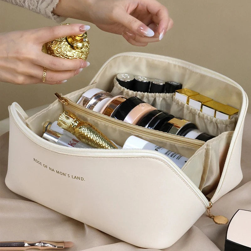 Cosmetic Bag Large Capacity Makeup Female Toiletry Kit Bag Make Up Case Storage Pouch Luxury Lady Box Organizer Bag Travel Zip 