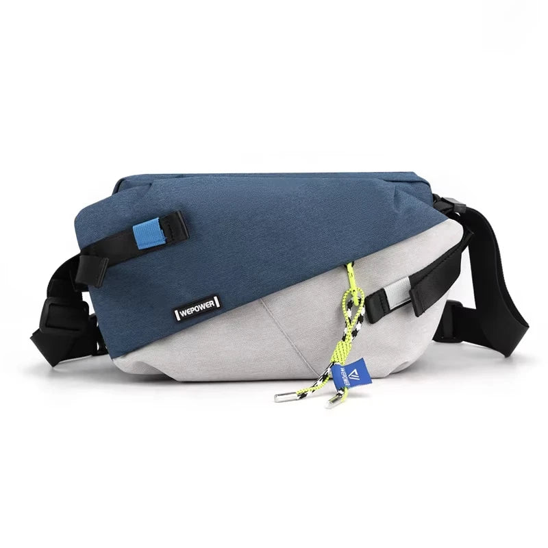High Quality Nylon Panelled Waist Packs 2025 New Brand Unisex Chest Pack Casual Outdoor Travel Crossbody Bag Men Wasit Belt Bags
