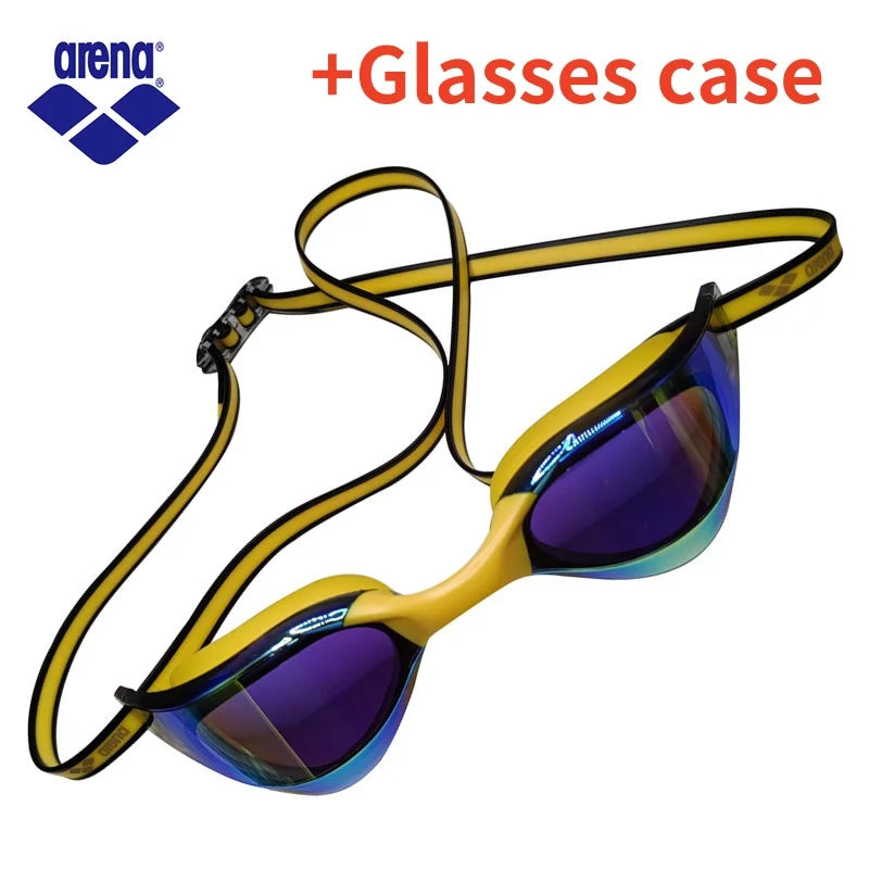 ARENA Professional Anti-Fog HD Swimming Goggles Leak Proof Protection Glasses Men Women Adjustable Silicone Swim EYEWEAR