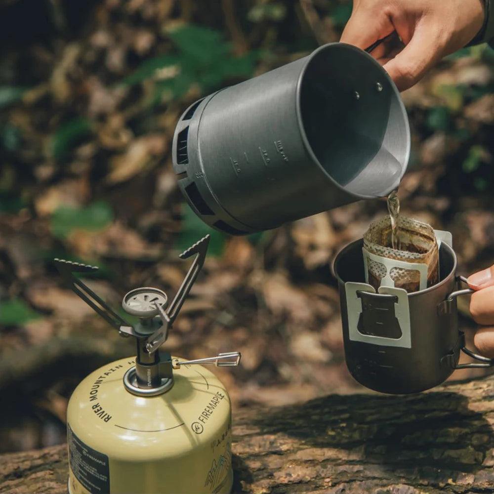 Fire-Maple 600ml G3 Petrel Ultralight Pot Lightweight Outdoor High Efficiency Heat Exchanger Pot Portable for Hiking Travel