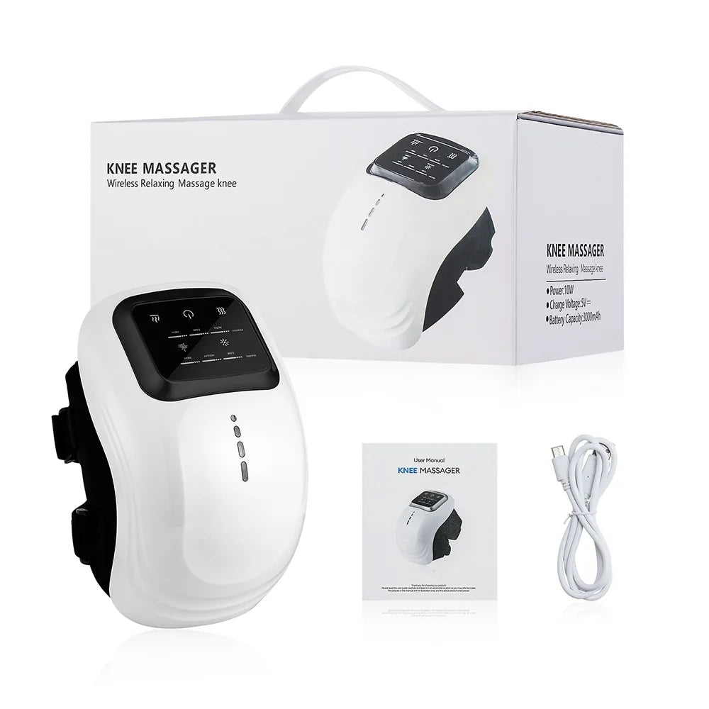 Foreverlily Smart Knee Massager Vibration Air Pressure Knee Massage Machine Electric Elbow Shoulder Knee