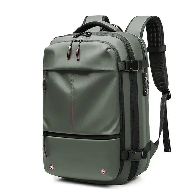 Travel Men 17 Inch Laptop Backpack Vacuum Compression Backpack Business Large Capacity School Backpack Expand Outdoor