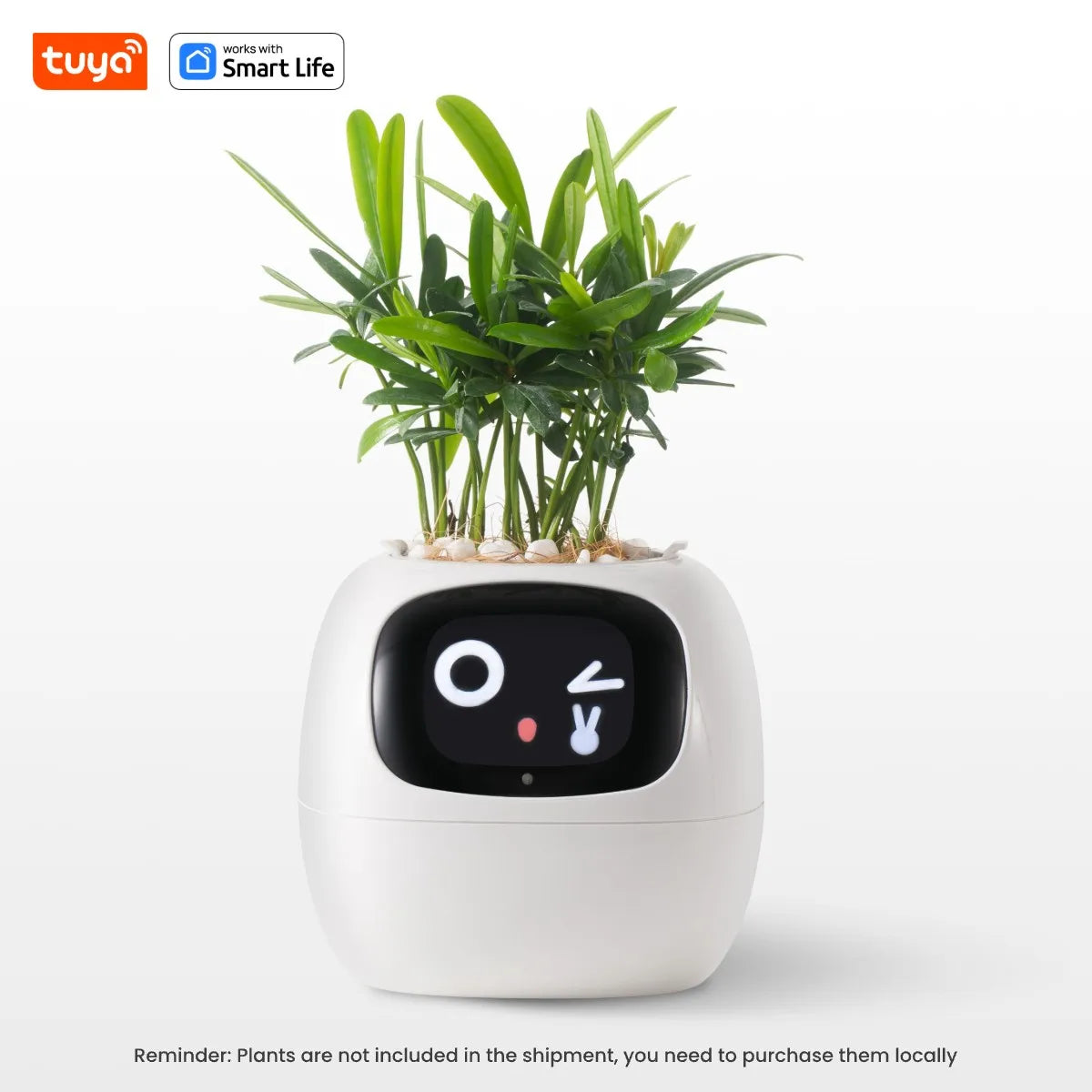 Smart Planter Tuya Ivy Endless Fun Over 49 Rich Expressions,7 smart sensors,AI Chips Make Raising Plants Easy and Fun