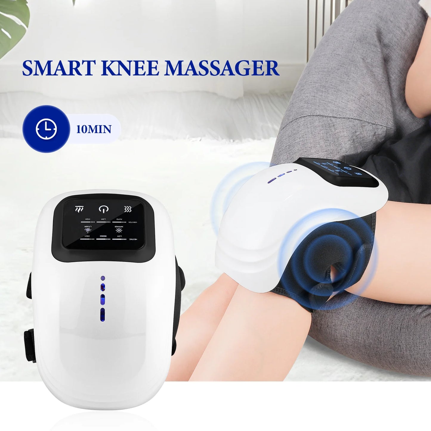 Foreverlily Smart Knee Massager Vibration Air Pressure Knee Massage Machine Electric Elbow Shoulder Knee
