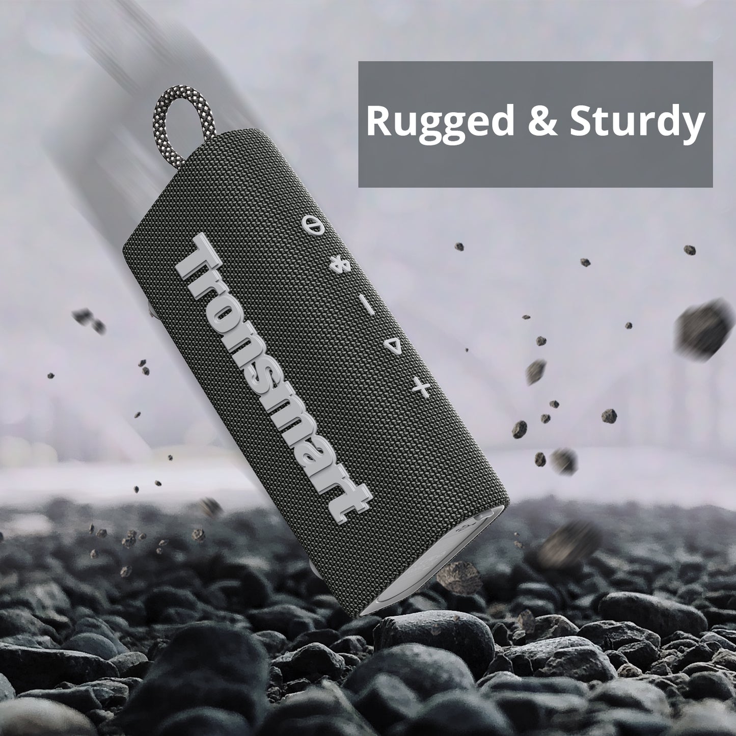 Portable Bluetooth 5.3 Speaker Tronsmart Trip Speaker Dual-Driver with IPX7 Waterproof, True Wireless Stereo for Outdoor speaker