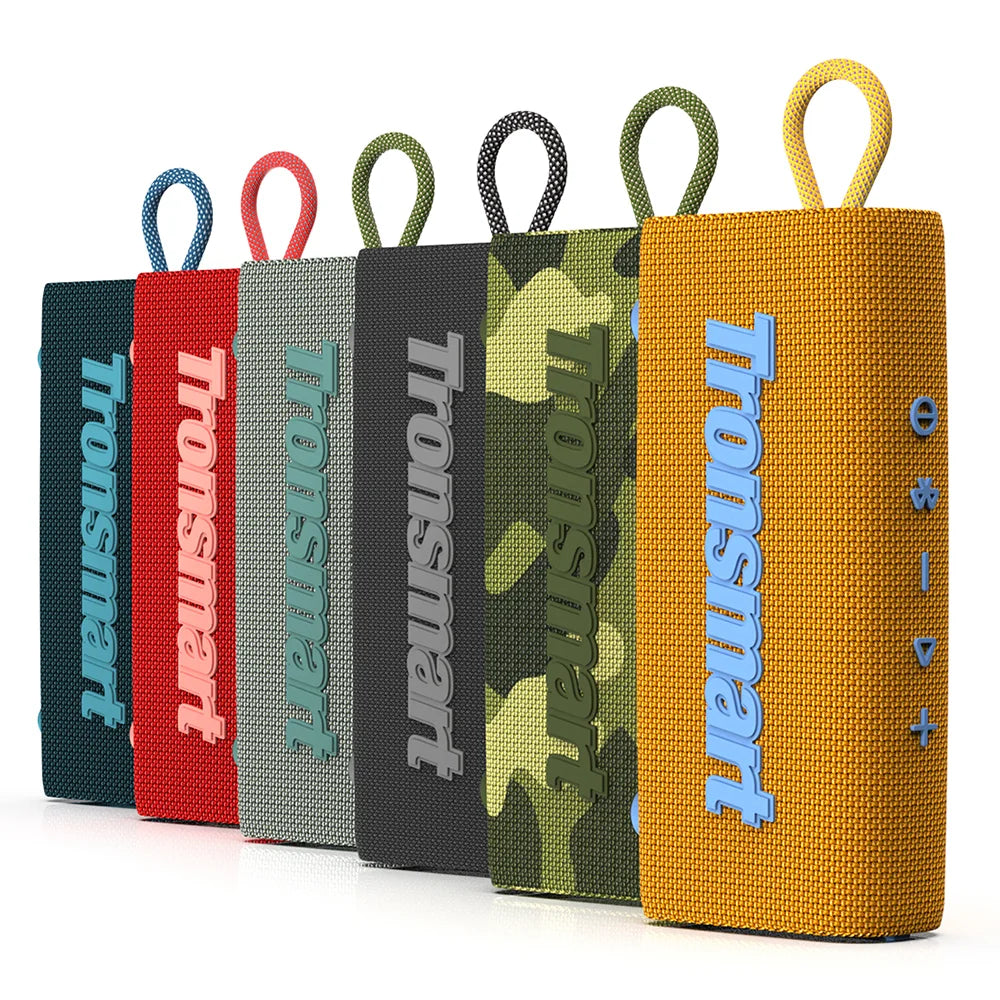 Portable Bluetooth 5.3 Speaker Tronsmart Trip Speaker Dual-Driver with IPX7 Waterproof, True Wireless Stereo for Outdoor speaker