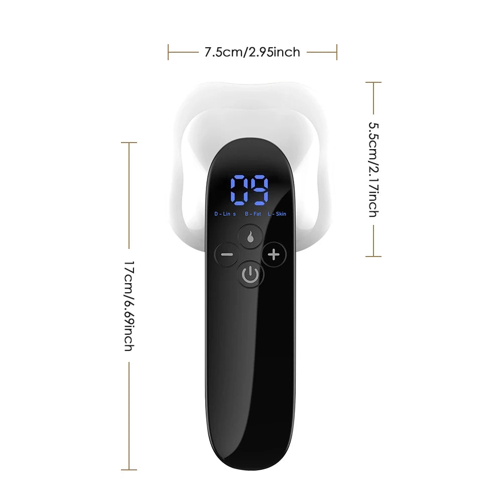 Electric Fat Remover Body Massager for Belly Waist Arm Leg Butt Cordless Body Sculpting Machine Lifting Tightening USB Charging