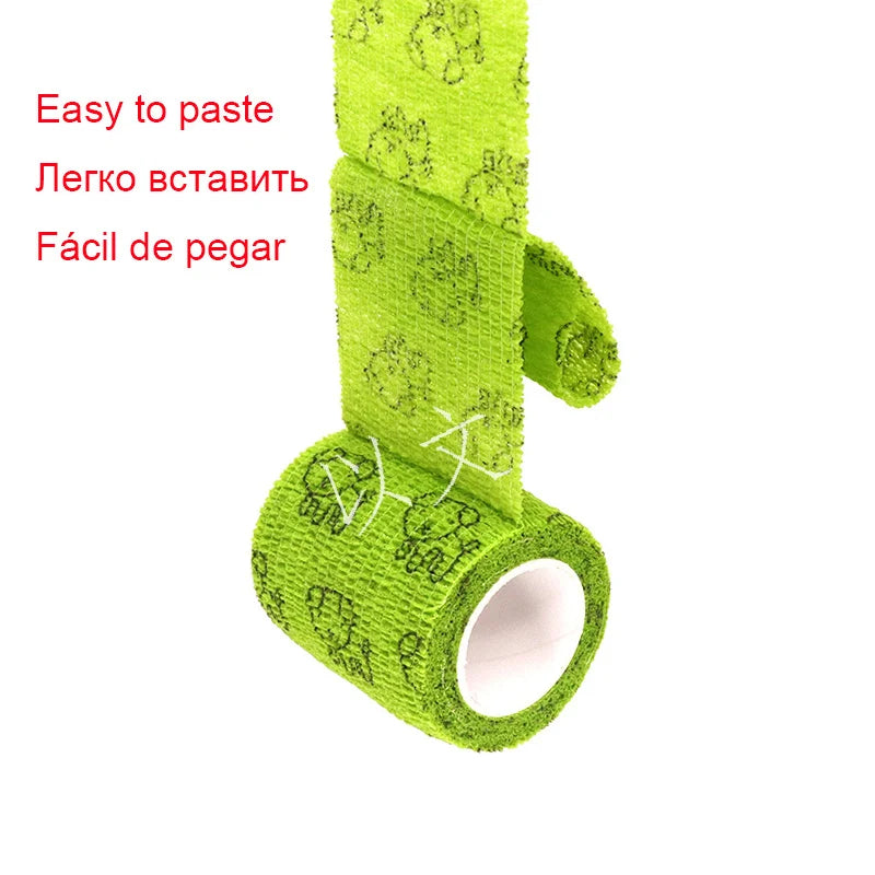 Athletic Tape Wraps for Sports, Colorful Bandage for Tattooing, Finger Joint, Knee Pet, Printed Self-Adhesive Wraps, 2.5cm-10cm