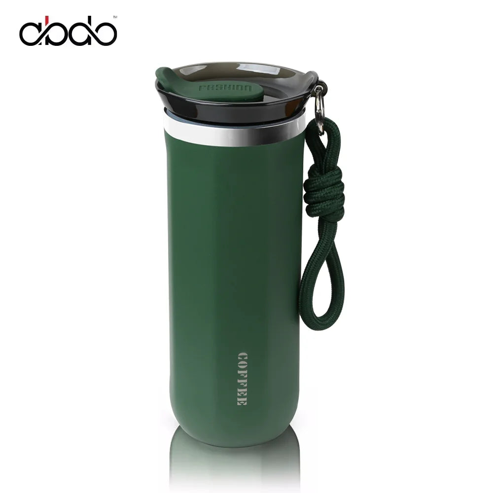Thermal Mug Thermos Bottle for Coffee Tumbler Cup Water Bottle Stainless Steel Insulated Vacuum Flask Leakproof Travel Drinkware