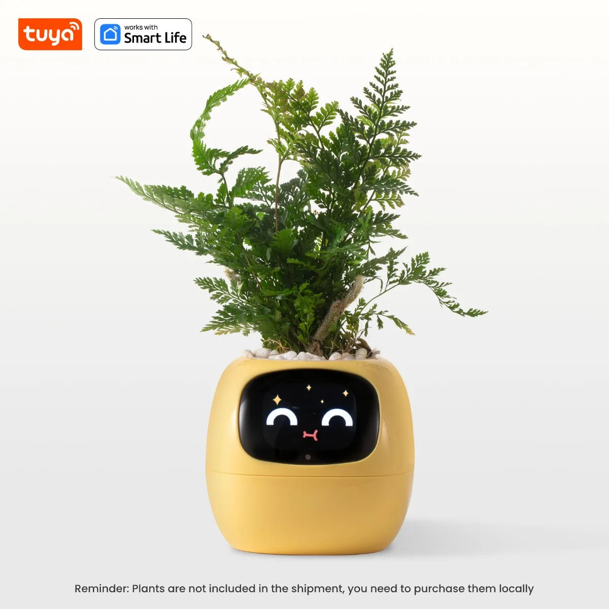 Smart Planter Tuya Ivy Endless Fun Over 49 Rich Expressions,7 smart sensors,AI Chips Make Raising Plants Easy and Fun
