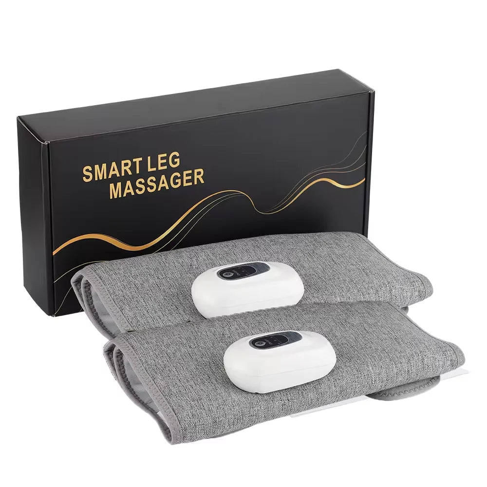 Electric 360° Air Pressure Calf Massager Wireless Leg Massage 3 Mode Airbag Compression Relax Foot Calf Muscle Blood Circulation