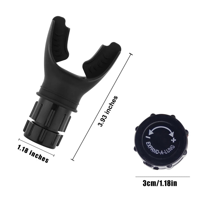 Breathing Trainer Lung Flexer Durable Fitness Exerciser Increases Lung Capacity Breath Adjustable Levels Deep Breath