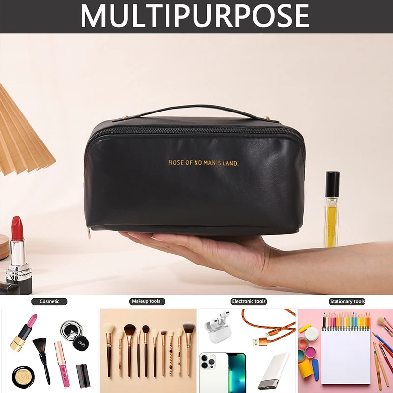 Cosmetic Bag Large Capacity Makeup Female Toiletry Kit Bag Make Up Case Storage Pouch Luxury Lady Box Organizer Bag Travel Zip 