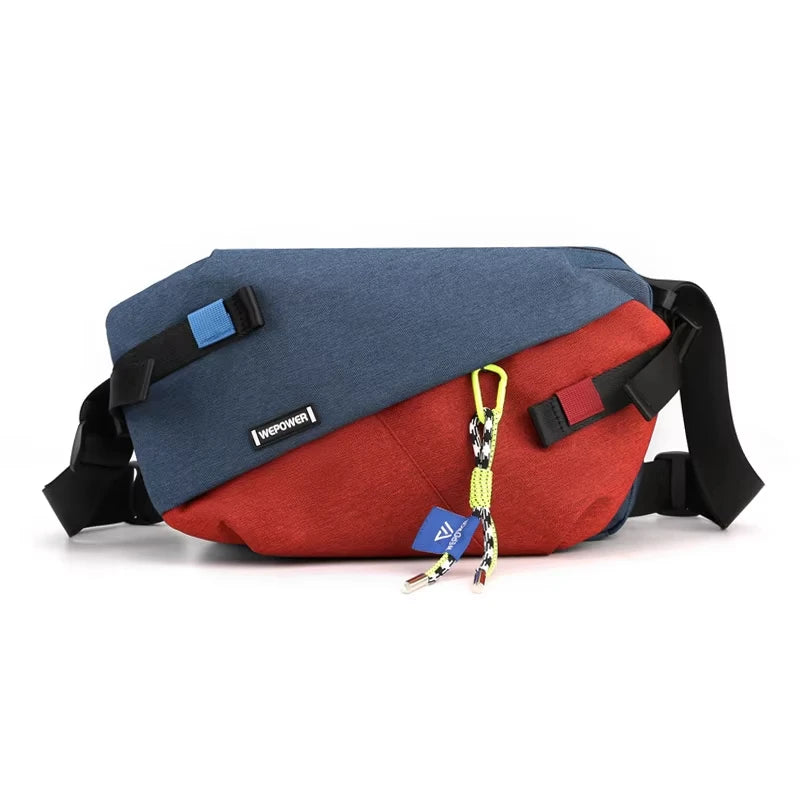 High Quality Nylon Panelled Waist Packs 2025 New Brand Unisex Chest Pack Casual Outdoor Travel Crossbody Bag Men Wasit Belt Bags