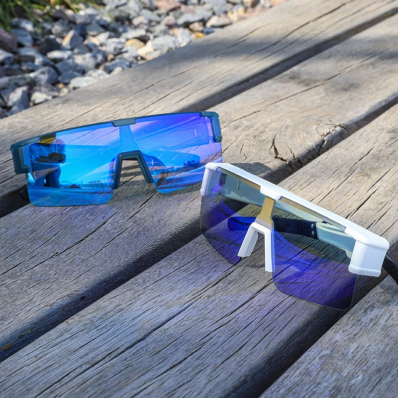 WEST BIKING Cycling Glasses Photochromic MTB Road Bike Glasses UV400 Protection Sunglasses Sport Polarized Eyewear Goggles