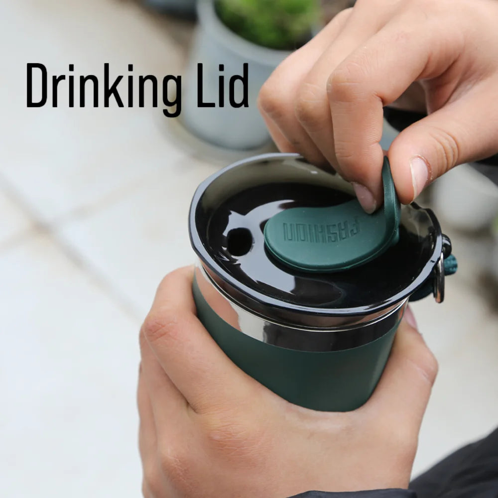 Thermal Mug Thermos Bottle for Coffee Tumbler Cup Water Bottle Stainless Steel Insulated Vacuum Flask Leakproof Travel Drinkware