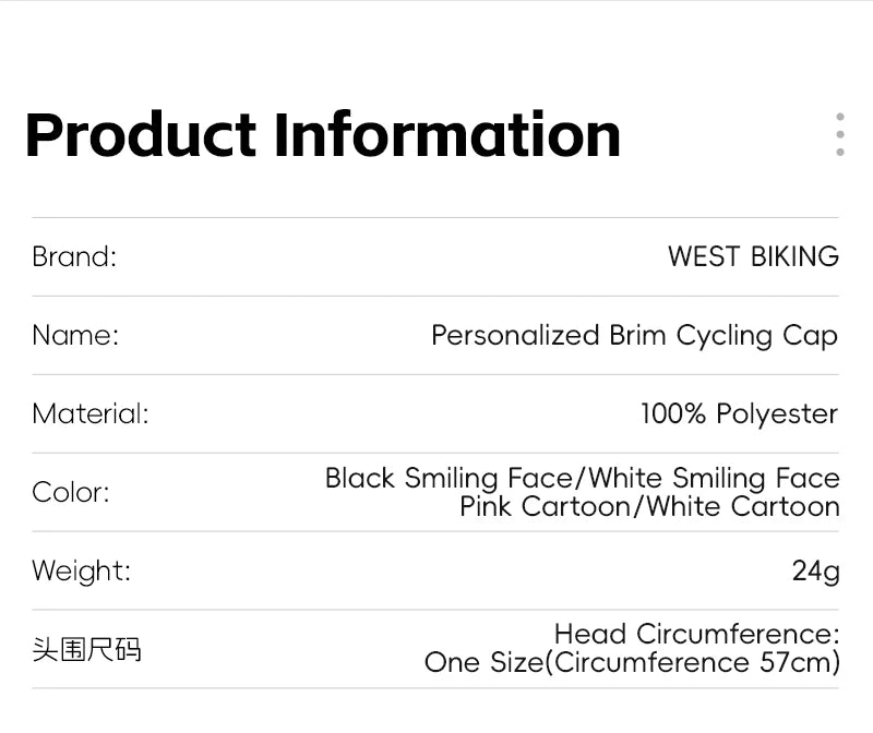 WEST BIKING Cycling Cap With Brim Sun Protection Summer Breathable Sports Quick Dry Bicycle Hat Men Bike Headwear Gorra Ciclismo