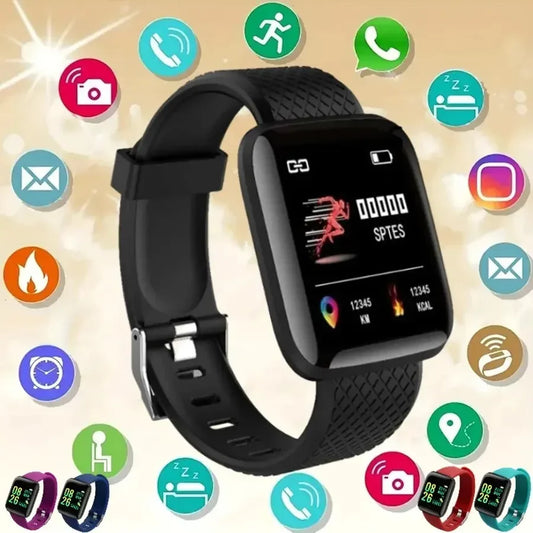 Multifunction Smart Watch For Men Women Kids Message Remind Music Control Sport Step Calories D13 Smartwatch Alarm Clock