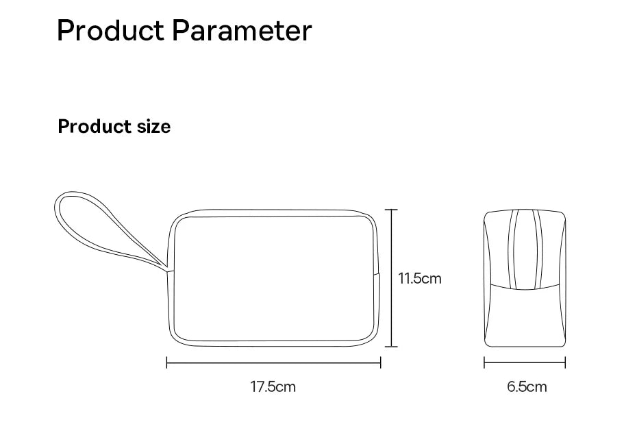 Portable Storage Bag Waterproof Grease Proof For iPhone 15 Pro Max Earphone Power Bank Cable Charger PC Digital Accessories Bag