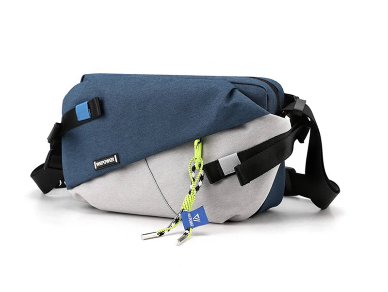 High Quality Nylon Panelled Waist Packs 2025 New Brand Unisex Chest Pack Casual Outdoor Travel Crossbody Bag Men Wasit Belt Bags