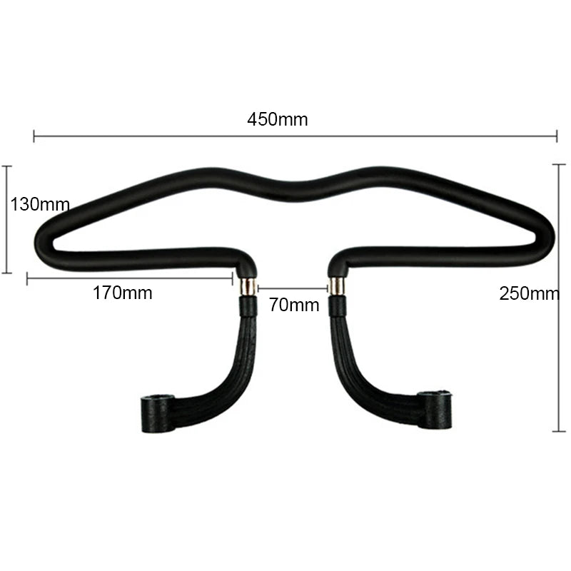 450*250mm Universal Soft Car Coat Hangers Back Seat Headrest Coat Clothes Hanger Jackets Suits Holder Rack Auto Supplies