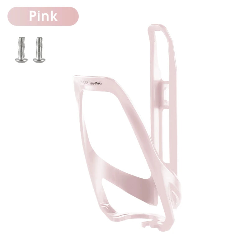 WEST BIKING Cycling Water Bottle Cage Multicolor Bottle Bracket Lightweight One-piece MTB Road Bike Bottle Cage Drink Cup Stand