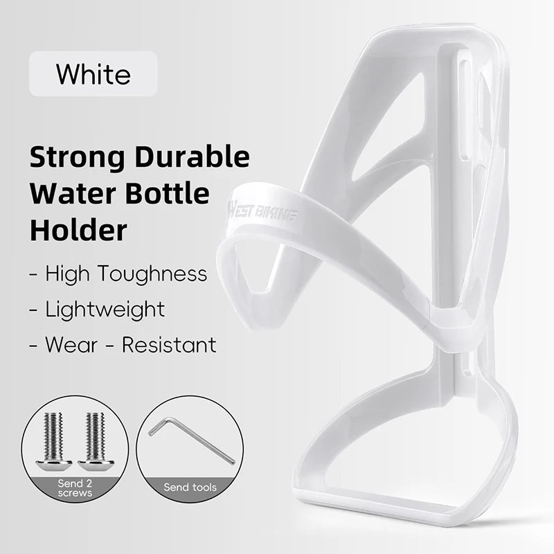 WEST BIKING Bicycle Bottle Holder Gradient Color Road Bike Lightweight Bottle Cage With Wrench MTB Round Edges Sport Cup Holder