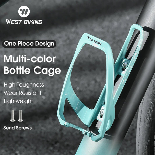 WEST BIKING Cycling Water Bottle Cage Multicolor Bottle Bracket Lightweight One-piece MTB Road Bike Bottle Cage Drink Cup Stand