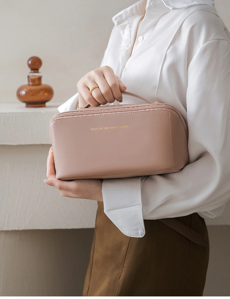 Cosmetic Bag Large Capacity Makeup Female Toiletry Kit Bag Make Up Case Storage Pouch Luxury Lady Box Organizer Bag Travel Zip ﻿