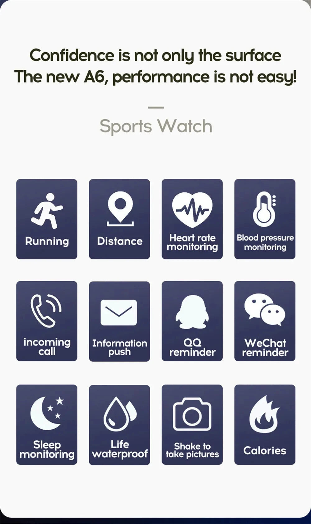 Multifunction Smart Watch For Men Women Kids Message Remind Music Control Sport Step Calories D13 Smartwatch Alarm Clock