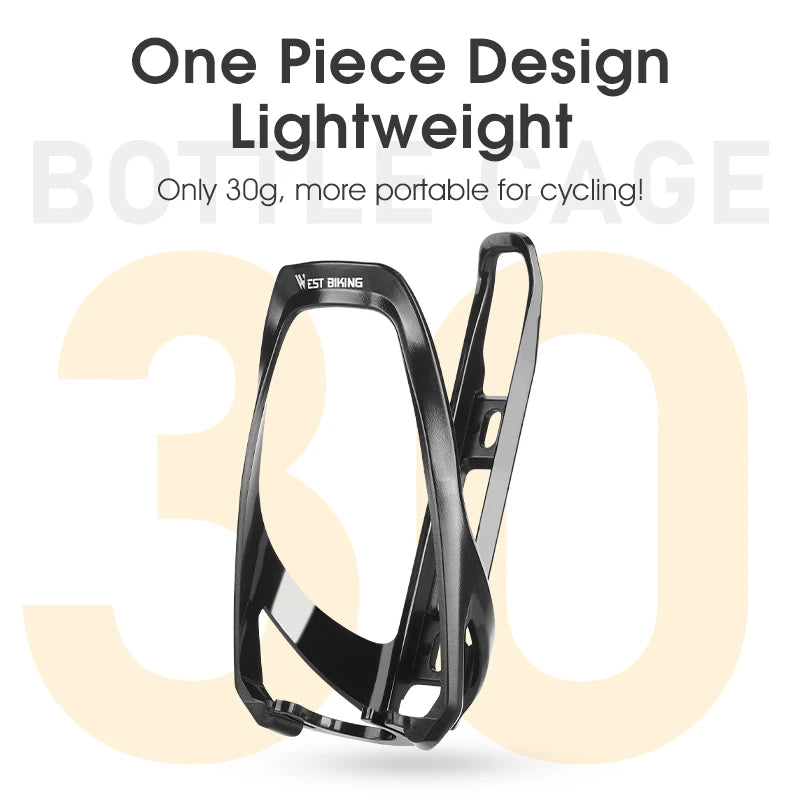 WEST BIKING Cycling Water Bottle Cage Multicolor Bottle Bracket Lightweight One-piece MTB Road Bike Bottle Cage Drink Cup Stand