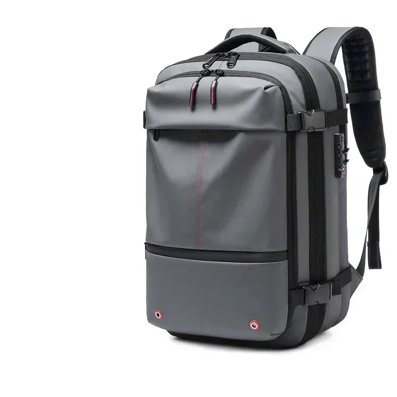 Travel Men 17 Inch Laptop Backpack Vacuum Compression Backpack Business Large Capacity School Backpack Expand Outdoor