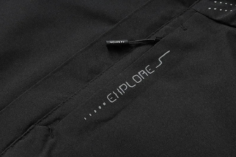Men Casual Jacket Outdoor Windproof Waterproof Athletes Spring Autumn New  Men Jacket Coat Detachable Hat Jackets Male M-5XL