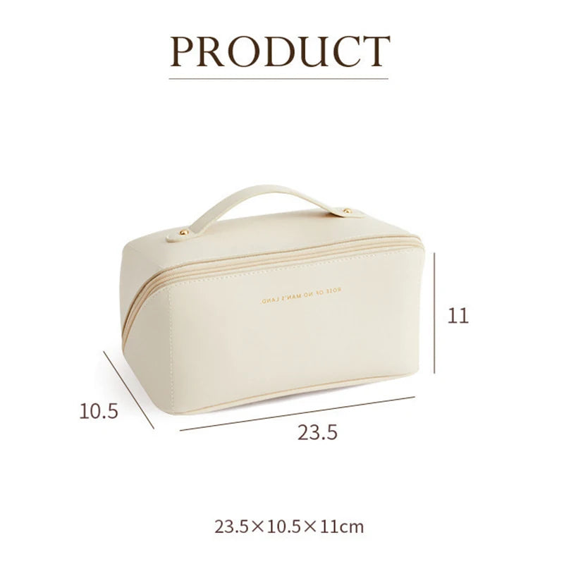 Cosmetic Bag Large Capacity Makeup Female Toiletry Kit Bag Make Up Case Storage Pouch Luxury Lady Box Organizer Bag Travel Zip ﻿