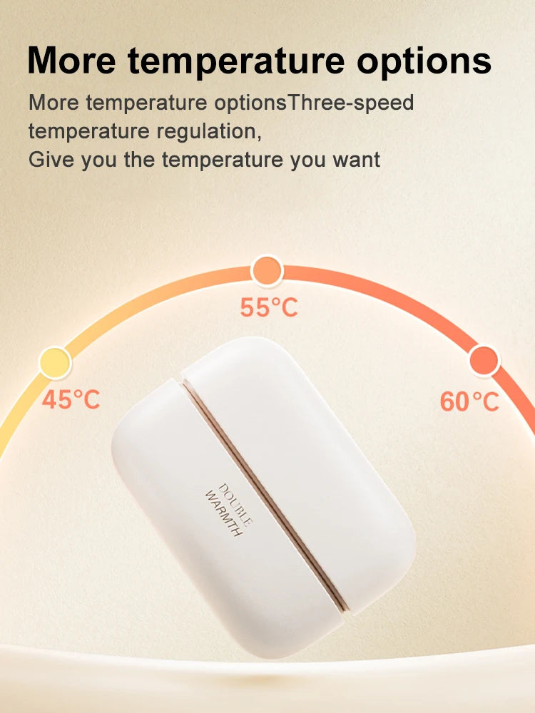 2in1 Magnetic Rechargeable Hand Warmers Electric Portable Handwarmers Long Lasting Safe Heating Warmer PocketHeater WinterOutdoor