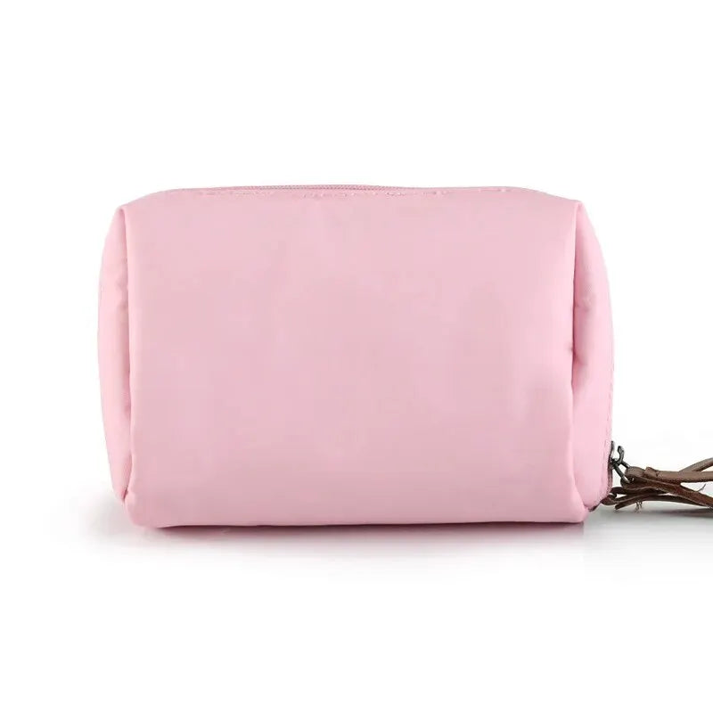 2025 New Women Cosmetic Bag Solid Colour Korean Style Makeup Bag Pouch Toiletry Bag Waterproof Makeup Organizer Case Luxury Bag