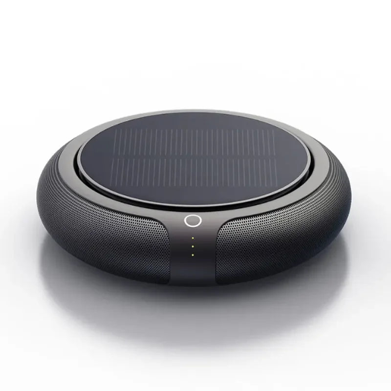 New Air Purifier Solar Charging Car Ionizer HEPA Filter Ion Deodorant Air Fresh Usb Ozone Generator Vehicle Electric Home Gift