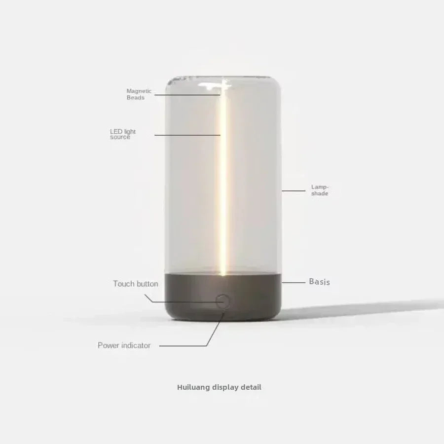 Cool Light Portable Quantum Wire Ambient Magnetic Type-C charging Bedroom Study Camping Christmas Gift