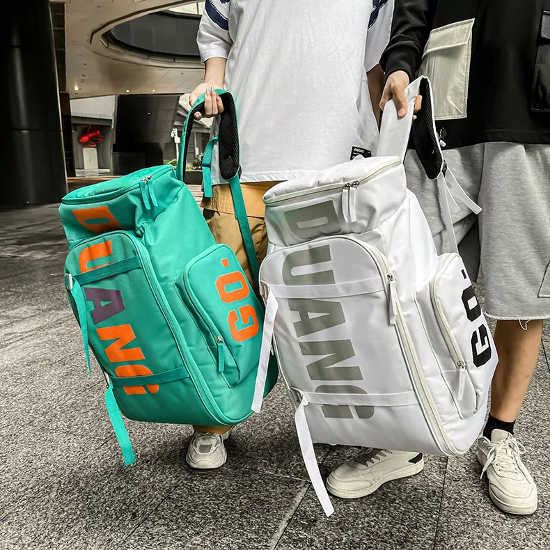 Sport Gym Bag Men Fitness Travel Backpack Large Waterproof Skate Pack For Shoulder Crossbody Training Laptop Dry Wet School Bags Free Shipping