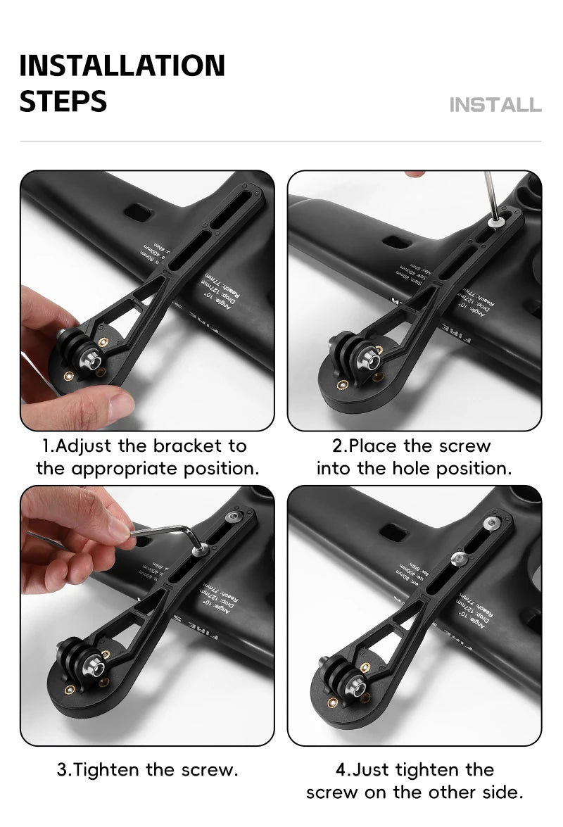 WEST BIKING Cycling Computer Holder For Garmin/Bryton/Wahoo Speedometer Bike Lights&Camera Mount MTB Road Bicycle Accessories