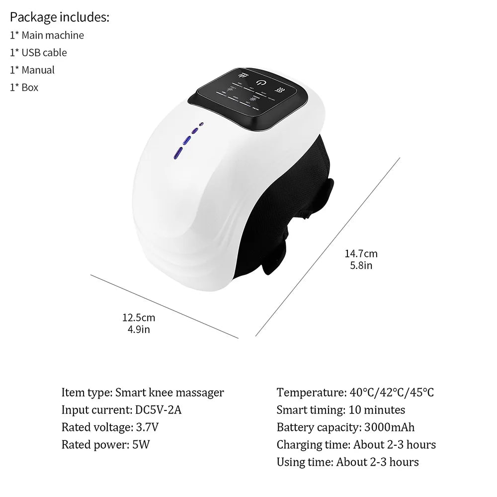 Foreverlily Smart Knee Massager Vibration Air Pressure Knee Massage Machine Electric Elbow Shoulder Knee