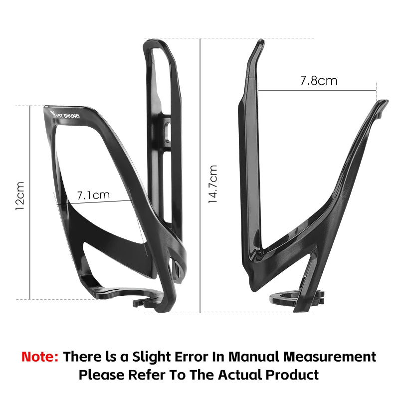 WEST BIKING Cycling Water Bottle Cage Multicolor Bottle Bracket Lightweight One-piece MTB Road Bike Bottle Cage Drink Cup Stand