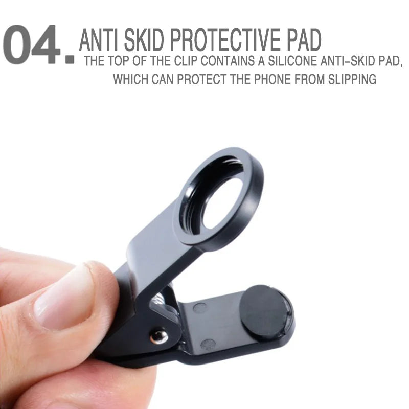 3 in 1 Fisheye Phone Lens Wide Angle Zoom Lens Fish Eye Macro Lenses Camera Kits With Clip Lens On The Phone For All Smart Phone