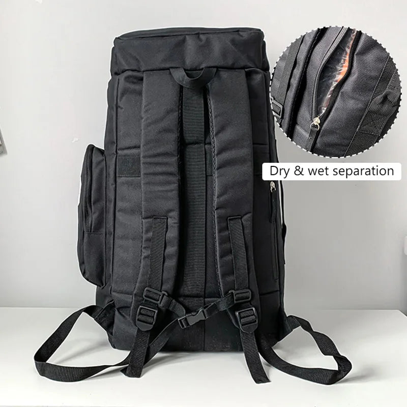 Sport Gym Bag Men Fitness Travel Backpack Large Waterproof Skate Pack For Shoulder Crossbody Training Laptop Dry Wet School Bags Free Shipping