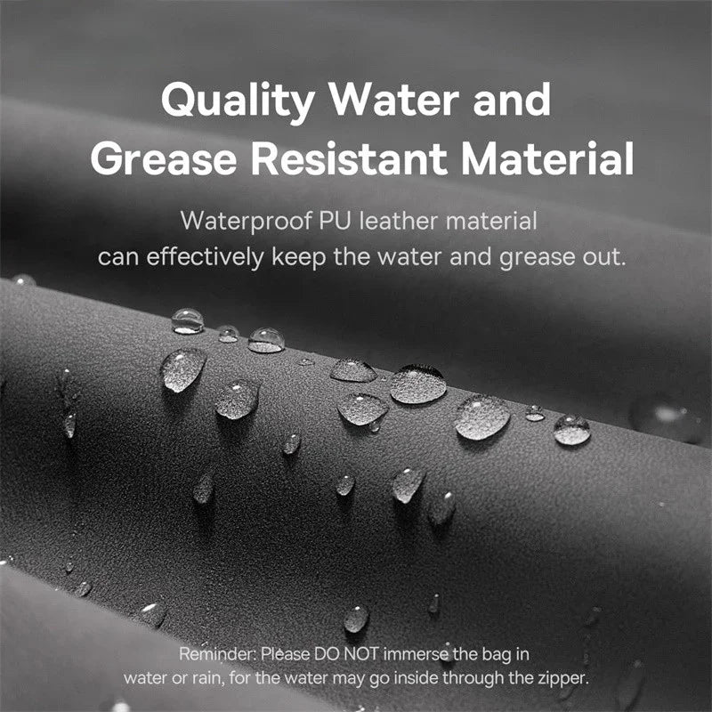 Portable Storage Bag Waterproof Grease Proof For iPhone 15 Pro Max Earphone Power Bank Cable Charger PC Digital Accessories Bag