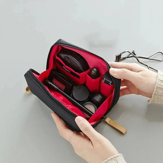 2025 New Women Cosmetic Bag Solid Colour Korean Style Makeup Bag Pouch Toiletry Bag Waterproof Makeup Organizer Case Luxury Bag