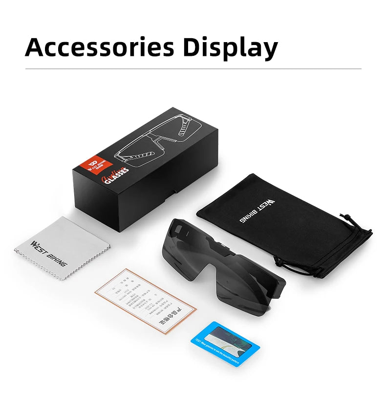 WEST BIKING Photochromic Cycling Glasses Sports Sunglasses Men Fit Over Myopia MTB Road Cycling Eyewear Fishing Driving Goggles