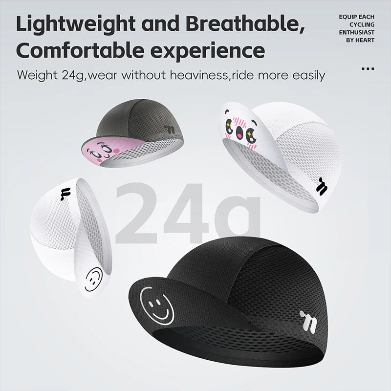 WEST BIKING Cycling Cap With Brim Sun Protection Summer Breathable Sports Quick Dry Bicycle Hat Men Bike Headwear Gorra Ciclismo